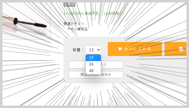 ケース単位での発注に便利！スマレジEC・B2Bで【受付選択肢】機能を使って、決まった数量単位で発注を受けられるようにしてみた