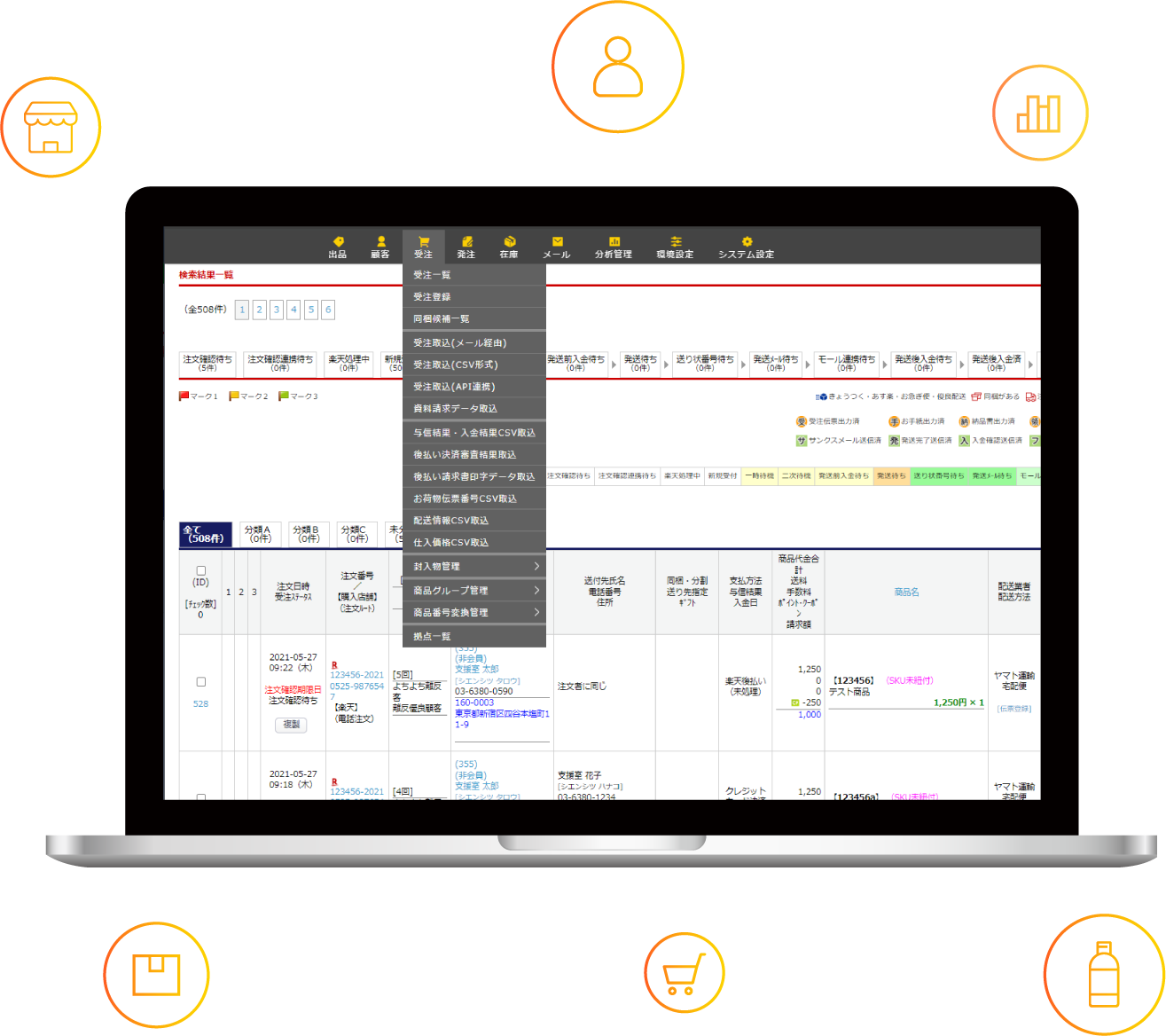 EC一元管理で受注も在庫もリピーター育成もまるっとおまかせ